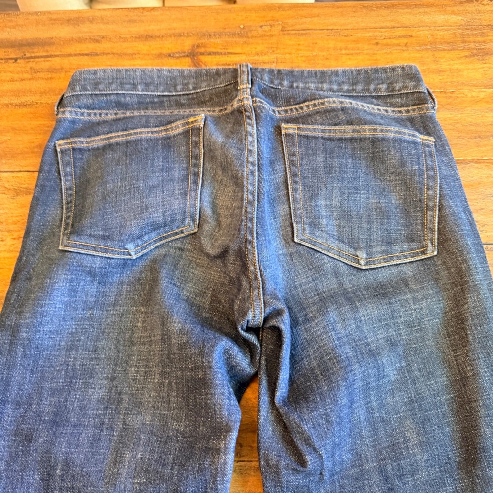 J.Crew Matchstick Straight Leg Jeans Dark Wash Blue Denim Size 29R 80280 FA12 - Picture 9 of 9